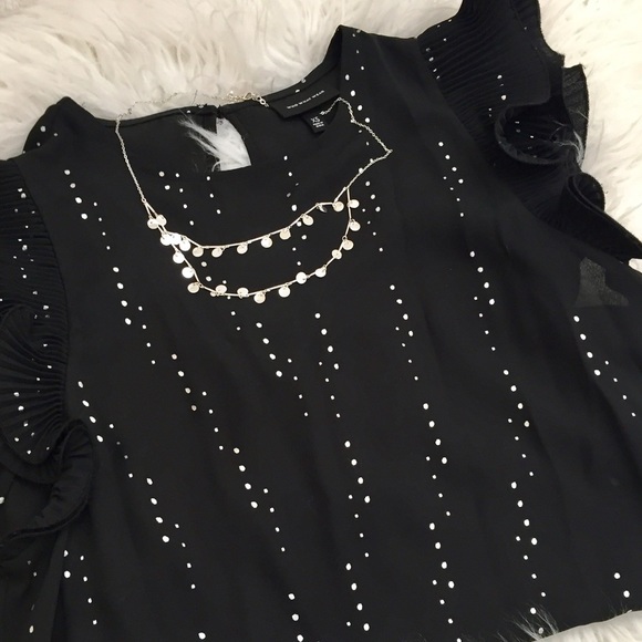 Black Dress Top - Picture 1 of 3